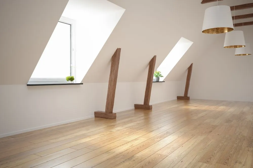 Pièce avec plancher chauffant