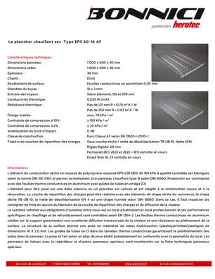 Fiche technique - EPS 30-16 AF