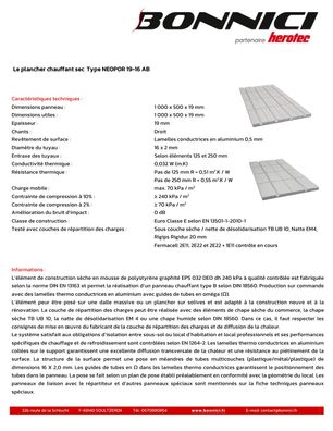 Fichier technique - Neopor 19-16 AB