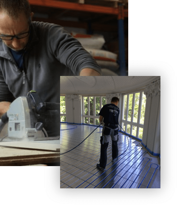 decoupe plancher chauffant bonnici