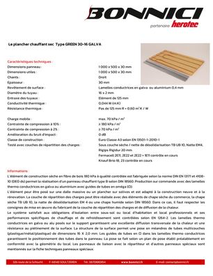 Fiche technique - Green 30-16 Galva