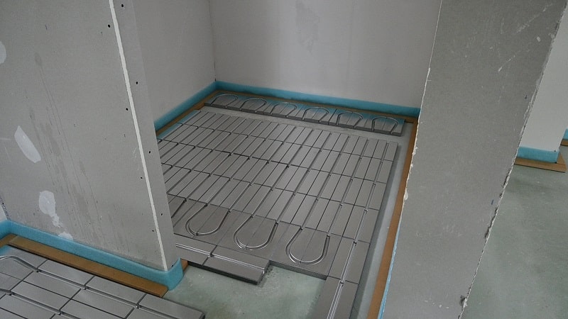 plancher chauffant sec